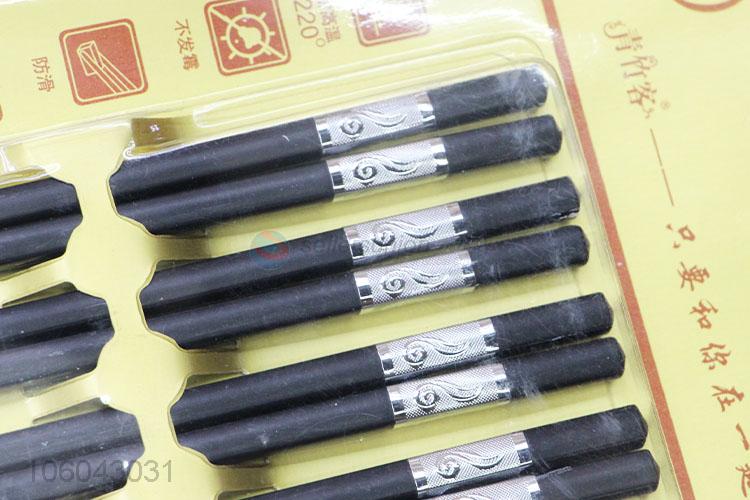 Yiwu factory wholesale reusable alloy chopsticks alloy cutlery