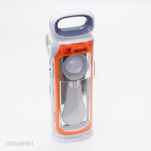 New battery operated solar rechargeable emergency light with usb