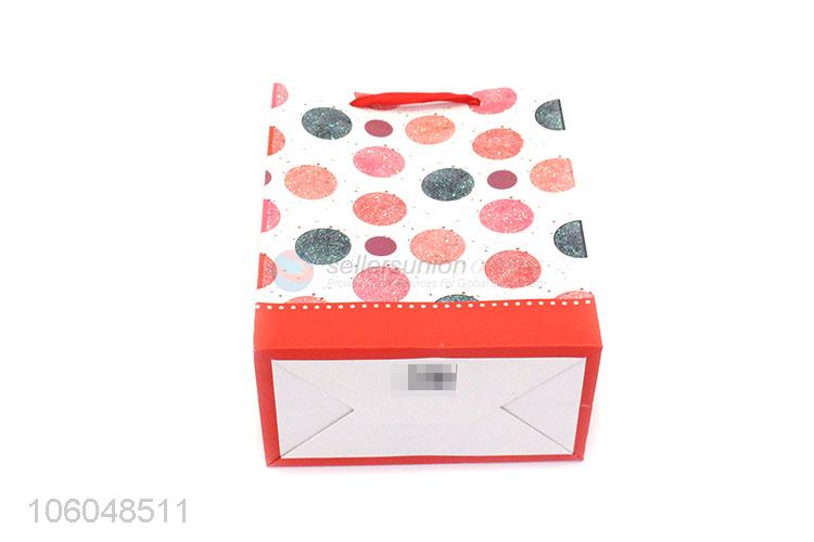 Fashion Colorful Wave Point Pattern Paper Gift Bag