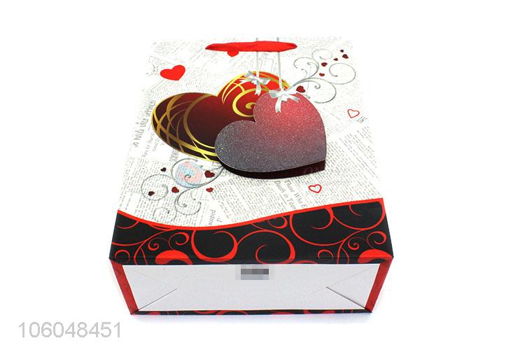 Hot Sale Heart Design Paper Gift Bag Present Bag