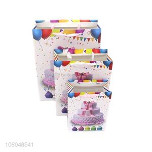 Newest Cake Pattern Birthday Gift Bag Paper Hand Bag