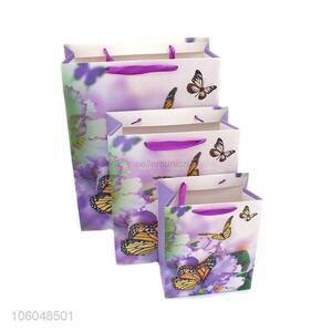 New Design Butterfly Pattern Gift Bag Paper Hand Bag