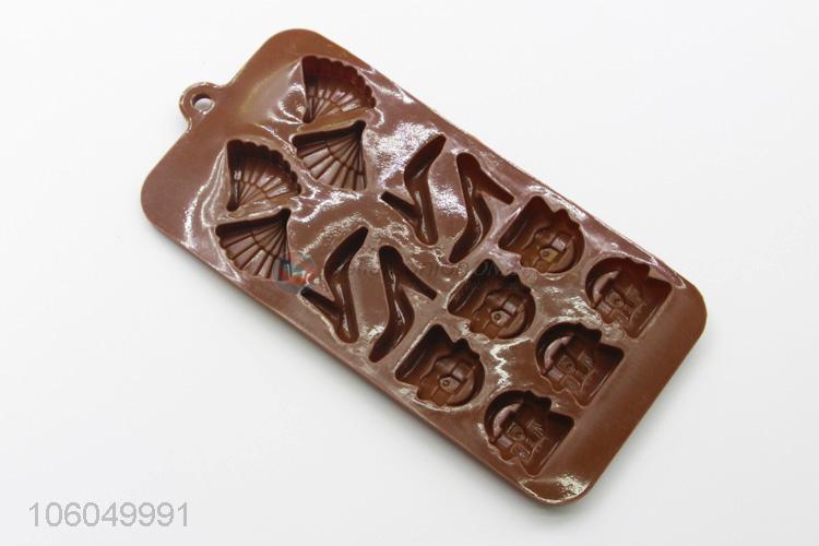 Unique design food grade handmade silicone chocolate mold