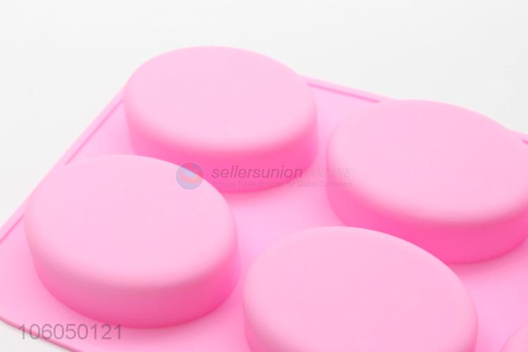 Good quality 6 cavity oval shape silicone handmade soap mold