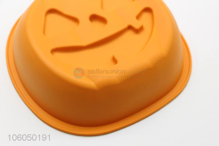 Good quality halloween pumpkin shape silicone cake mold