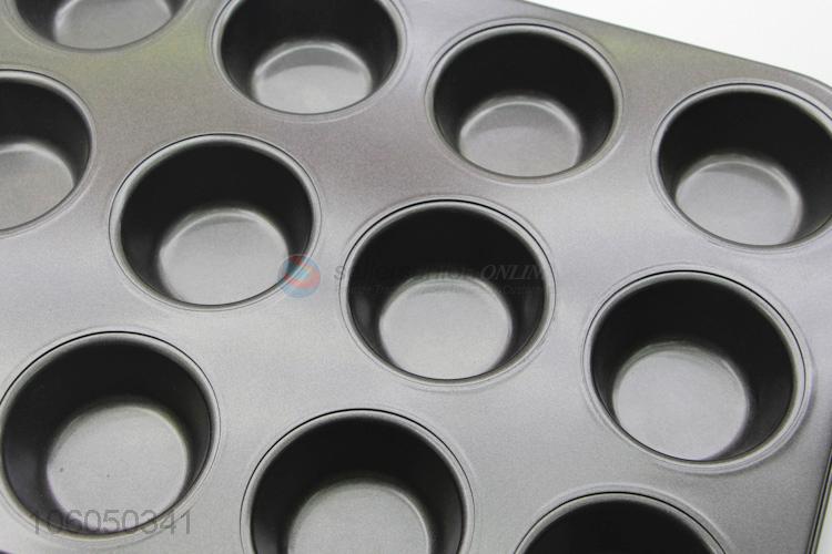 Heat resistant 12 cup cast iron muffin pan cupcake baking molds