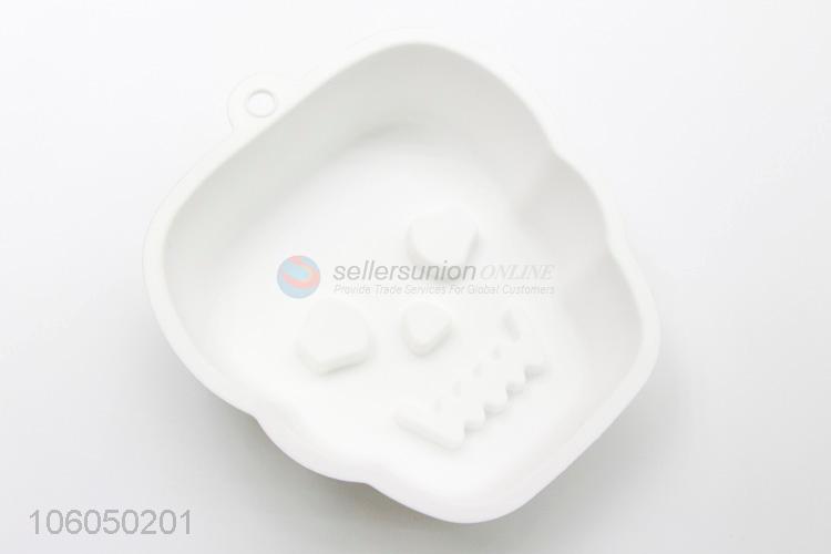 Good factory price halloween skull silicone cake mold