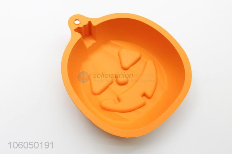 Good quality halloween pumpkin shape silicone cake mold