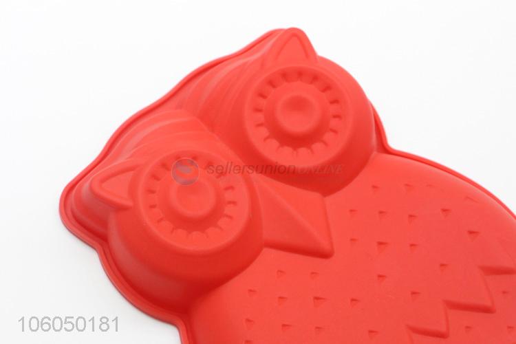 Factory price owl shape silicone cake molds for making cake