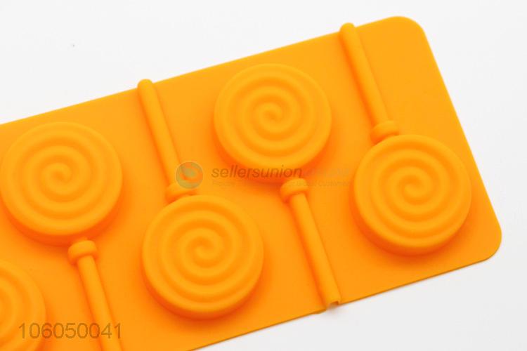 Hot selling custom silicone lollipop chocolate mold