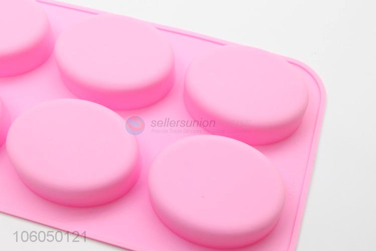 Good quality 6 cavity oval shape silicone handmade soap mold