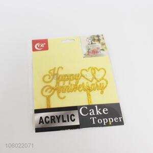 Best Sale Fashion Cake Decoration Acrylic Cake Topper