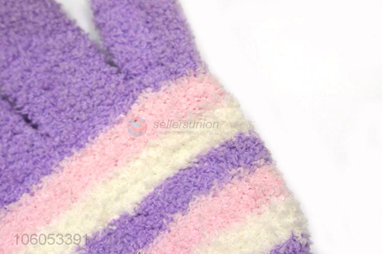 Wholesale cheap soft cozy kids microfiber magic gloves