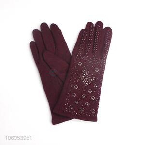 Wholesale Ladies Elegant Warm Gloves Winter Touch Screen Gloves