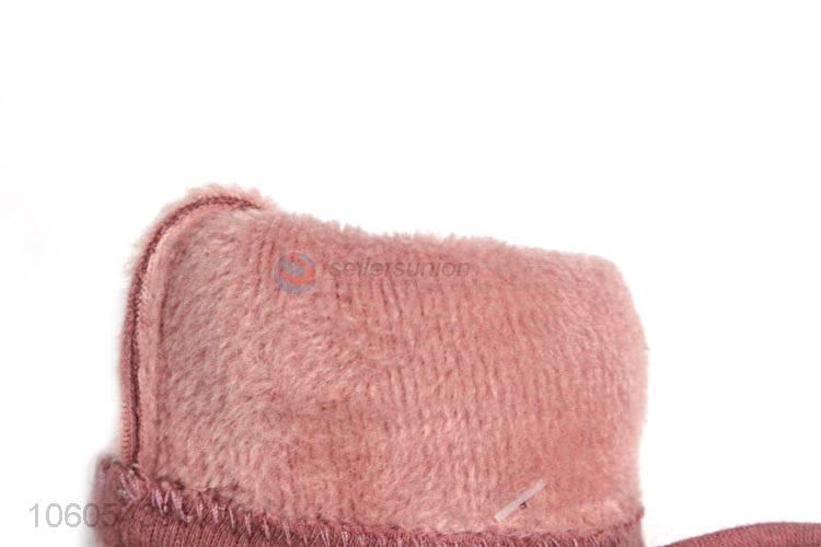 Good Quality Knitted Warm Velvet Gloves For Children