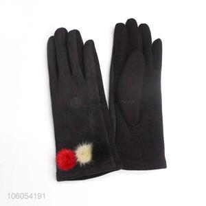 Wholesale Windproof Touch Screen Gloves Ladies Warm Gloves