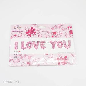 Hot Selling I Love You Valentine Day Foil Balloon