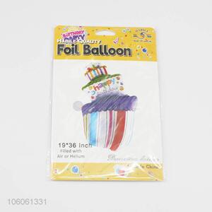 China Factory Cake Foil Balloon for Birthday Party