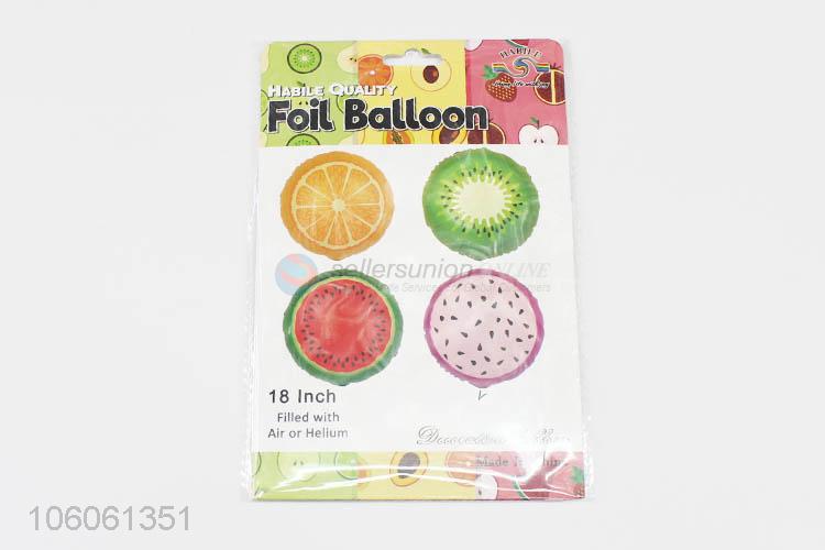 China Manufacturer Fruit Foil Balloon Party Supplies