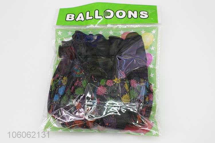 Hot New Products Happy Birthday Fireworks Pattern Balloon