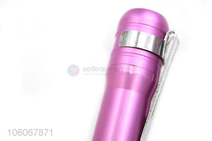 High quality colored aluminum alloy led torch flashlight