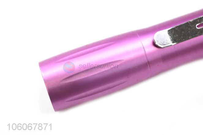 High quality colored aluminum alloy led torch flashlight