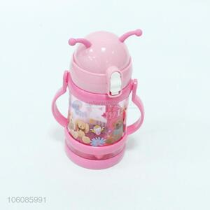Cute Design Water Bottle With Handle For Children