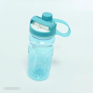 Fashion Design Double Mouth Straw Water Bottle