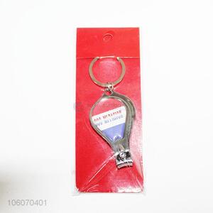 Wholesale good quality key chain with nail clipper