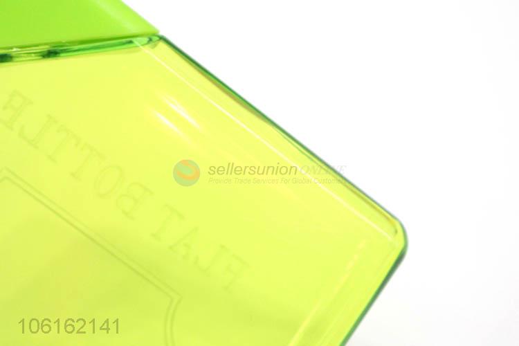 OEM factory notebook shape 380ml plastic water bottle