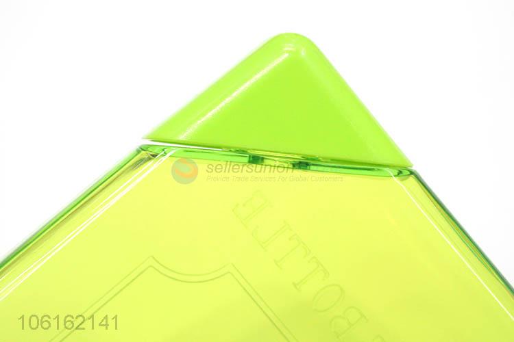 OEM factory notebook shape 380ml plastic water bottle