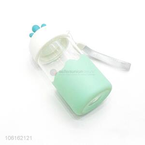 China suppliers reusable travel 230ml glass water bottle