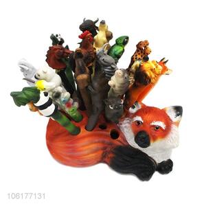 Top Selling Cartoon Fox Pen Holder