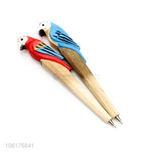 Wholesale Popular Wooden Animals Head Ballpoint Pen