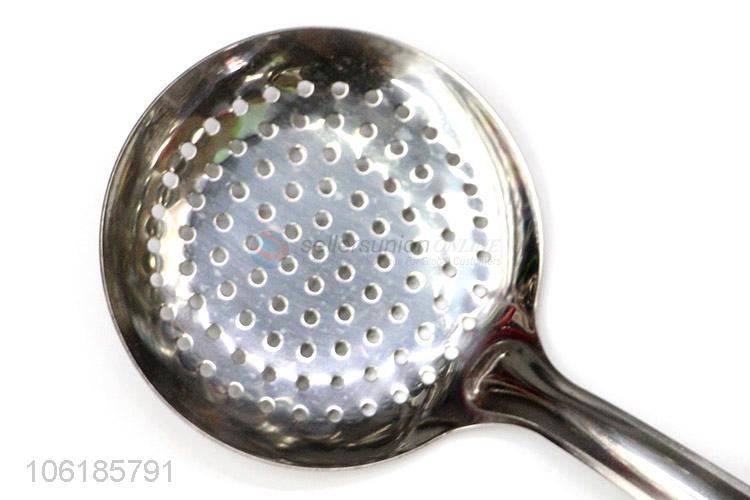 High sales cooking utensils stainless steel slotted ladle