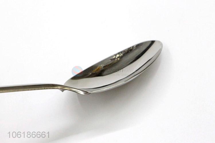 Wholesale cheap kitchen products stainless steel long dinner spoon