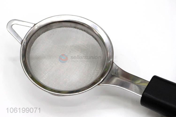 Lowest Price Stainless Steel Tea Strainer With Plastic Handle