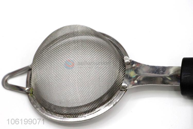 Lowest Price Stainless Steel Tea Strainer With Plastic Handle