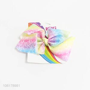 China Manufacturer Colorful Bow Hairpin