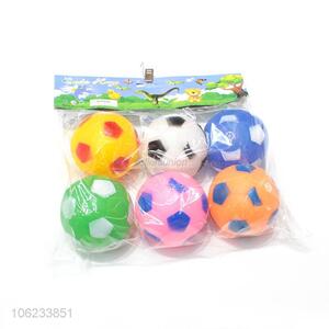 Hot Selling 6Pcs Silicone Football Toy For Children