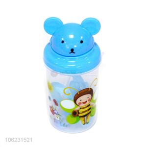 new product cute cartoon children straw sippy cups
