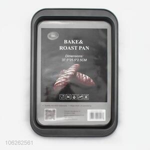 High Sales Rectangle Iron Non- Stick Pizza Cookie Bake Roast Pan