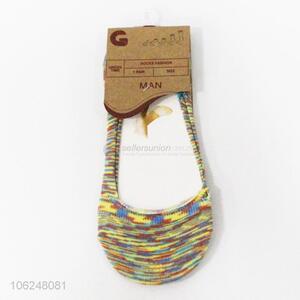 Wholesale Custom Men Anti-slip Invisible Boat Socks