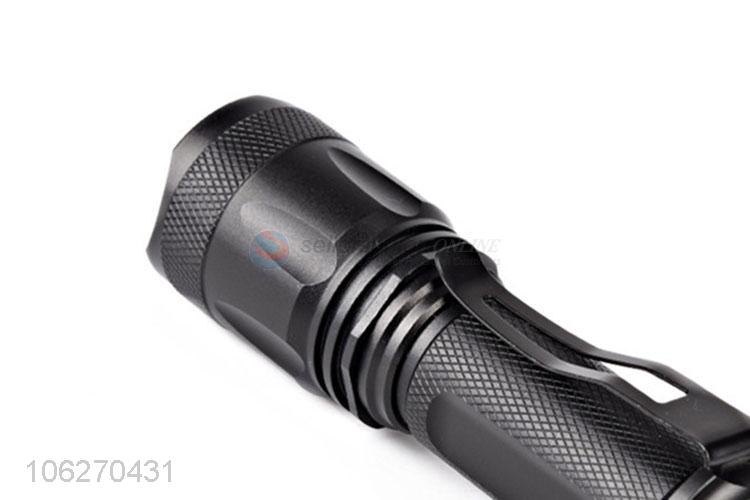 Best quality outdoor bright light aluminum alloy clip flashlight