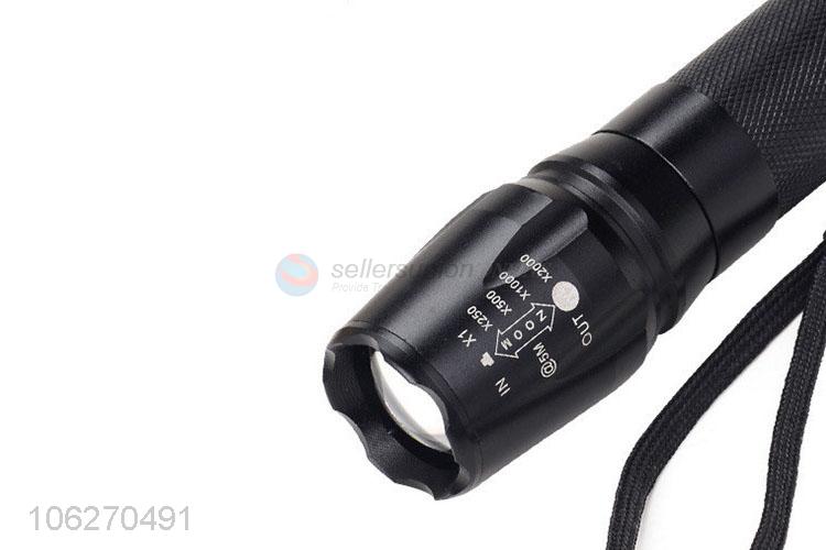 Professional supply long range aluminum alloy led flashlight