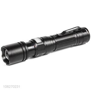 Hot sale strong light aluminum alloy led clip flashlight