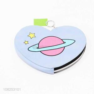 New designed popular heart shape pu clutch bag