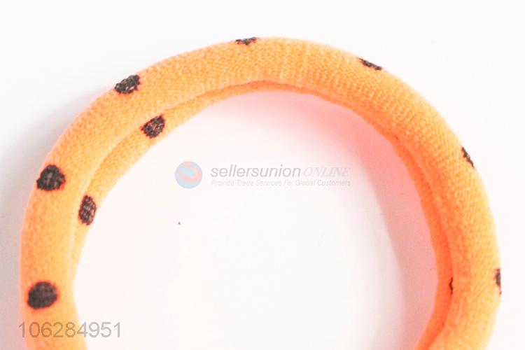 New products 30pcs multicolor dots printing hair ropes
