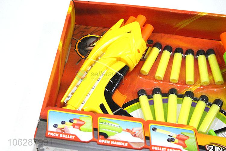 New Product Plastic Air Blaster Double Soft Bullet Gun