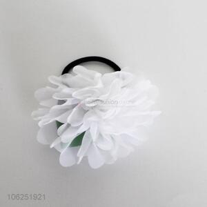 Good sale white polyester flower hair band